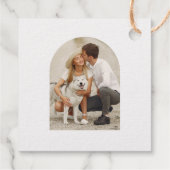 De datumfoto opslaan bedankjes labels (Achterkant)