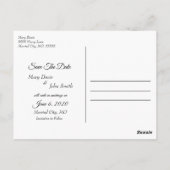 De datumfoto opslaan briefkaart (Achterkant)