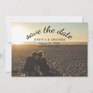 De datumfoto opslaan | romantisch schrift save the date