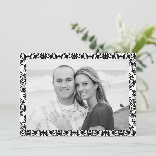 De datumfoto opslaan save the date (Staand voorkant)