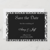 De datumfoto opslaan save the date (Achterkant)