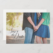 De datumfoto opslaan save the date (Voorkant / Achterkant)