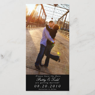 De datumfotokaart opslaan save the date
