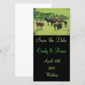 De datumfotokaarten opslaan save the date (Voorkant / Achterkant)