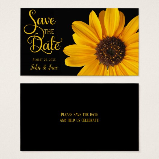 De datuminvoegkaart opslaan visitekaartje (Voorkant /achterkant)