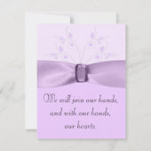 De datumkaart Lavender Lane opslaan Save The Date (Achterkant)