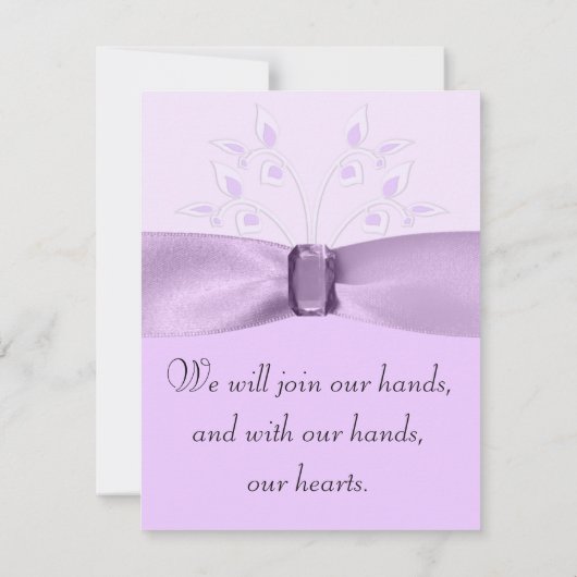 De datumkaart Lavender Lane opslaan Save The Date (Achterkant)