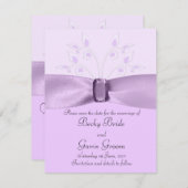 De datumkaart Lavender Lane opslaan Save The Date (Voorkant / Achterkant)