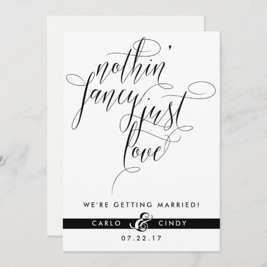 De datumkaart opslaan | Aankondiging van de uitgav (Voorkant / Achterkant)