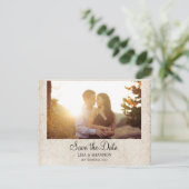 De datumkaart opslaan aankondigingskaart (Staand voorkant)