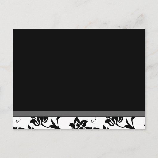 De datumkaart opslaan aankondigingskaart (Achterkant)