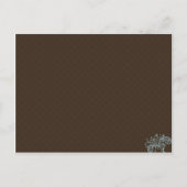 De datumkaart opslaan aankondigingskaart (Achterkant)