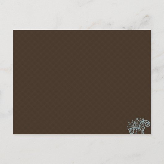 De datumkaart opslaan aankondigingskaart (Achterkant)