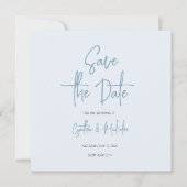 De datumkaart opslaan bedankkaart (Voorkant)