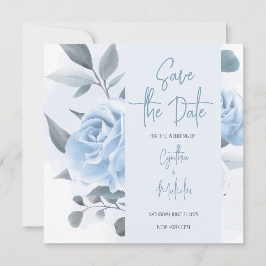 De datumkaart opslaan bedankkaart (Voorkant)