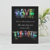 De datumkaart opslaan kaart (Staand voorkant)