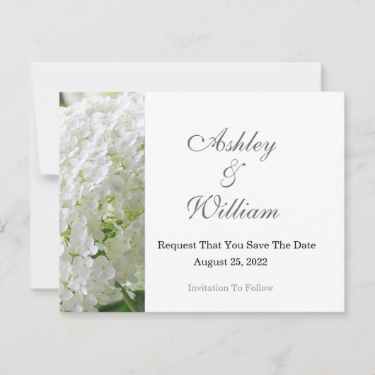 De datumkaart opslaan save the date (Voorkant)