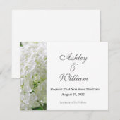 De datumkaart opslaan save the date (Voorkant / Achterkant)