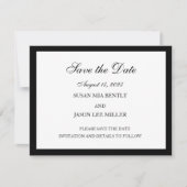 De datumkaart opslaan save the date (Voorkant)