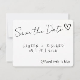 De datumkaart opslaan save the date