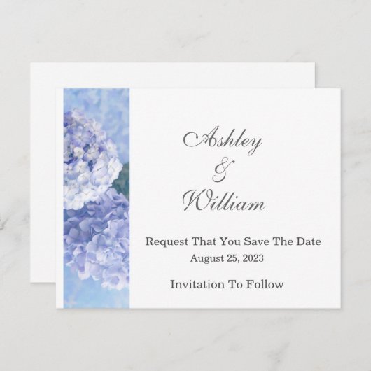 De datumkaart opslaan save the date (Voorkant / Achterkant)