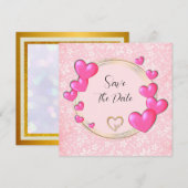 De datumkaart opslaan save the date (Voorkant / Achterkant)