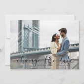 De datumkaart wijzigen kaart (Voorkant)