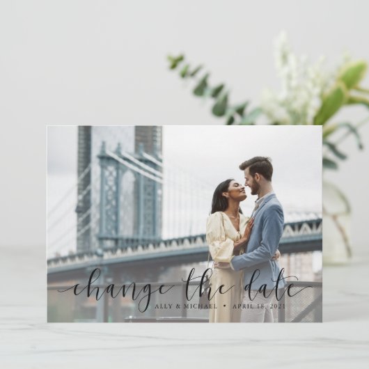 De datumkaart wijzigen kaart (Staand voorkant)