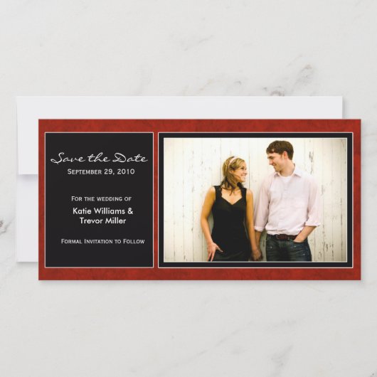 De datumkaarten opslaan save the date (Voorkant)