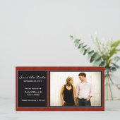 De datumkaarten opslaan save the date (Staand voorkant)
