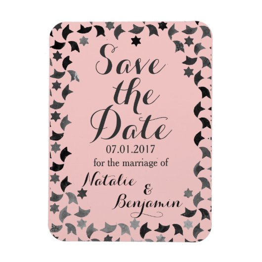 De datummagneet opslaan | Aangepaste kleur Magneet (Verticaal)