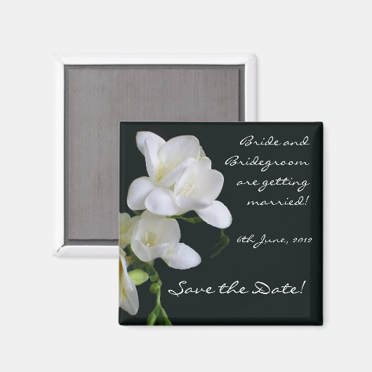  De datummagneet opslaan, Freesias Magneet (Voorkant / Achterkant)