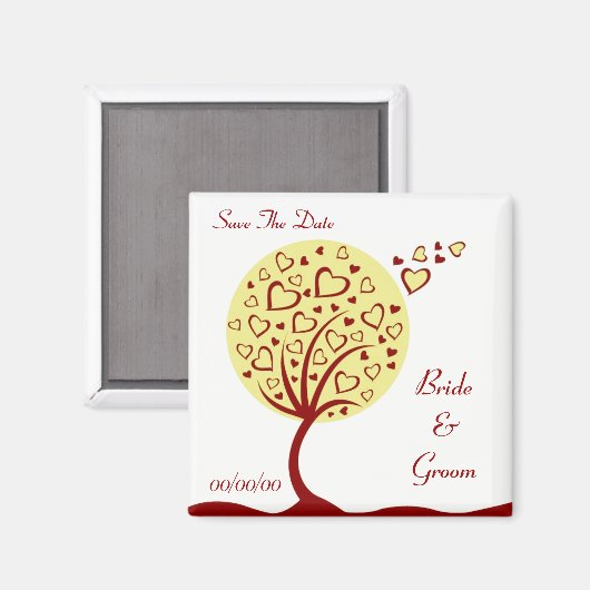 De datummagneet opslaan Magneet (Voorkant / Achterkant)