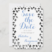 De datummailer opslaan | Adressen op rug Save The Date (Voorkant)