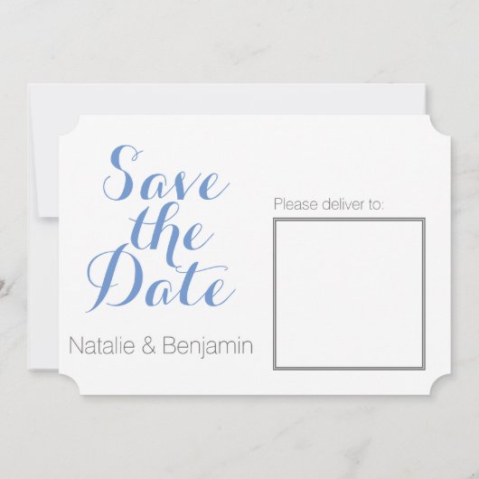 De datummailer opslaan | Adressen op rug Save The Date (Achterkant)