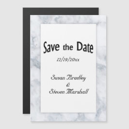 De datummarkering opslaan magnetische uitnodiging