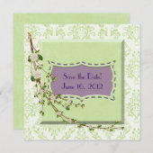 De datummelding opslaan save the date (Voorkant / Achterkant)