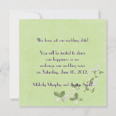 De datummelding opslaan save the date (Achterkant)