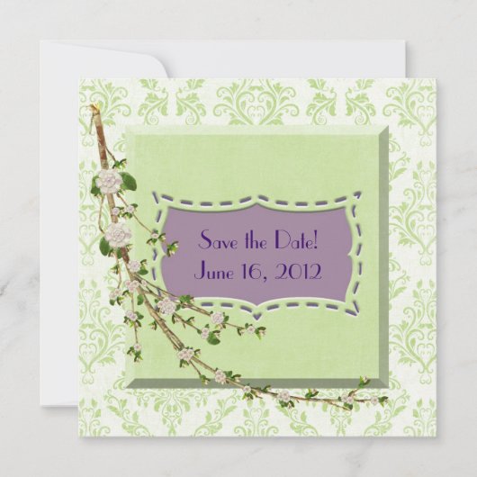 De datummelding opslaan save the date (Voorkant)