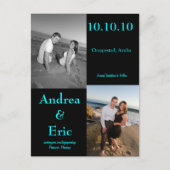 De datums opslaan aankondigingskaart (Voorkant)