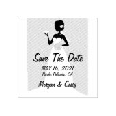 De datumstempel opslaan rubberstempel (Afrduk)