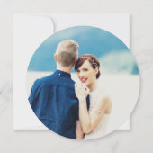 De datumtekenreekslichten opslaan save the date (Achterkant)