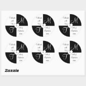 De datumticker opslaan ronde sticker (Vel)