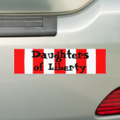 De Daughters of Liberty Bumpersticker (Op auto)