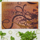 De Dauw van het koper Theedoek (Gevouwen)