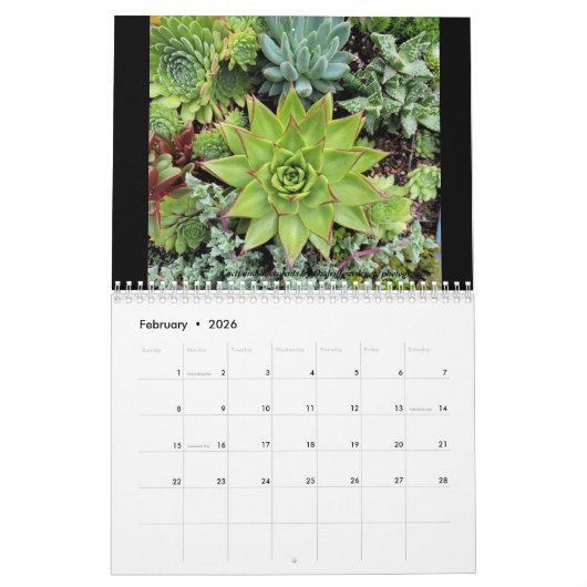 De Dave's Garden Photo Contest kalender 2024 (Feb 2026)