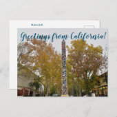 De Davis Needle Postca uit Californië Briefkaart (Voorkant / Achterkant)