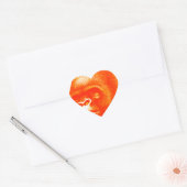 DE DAWN GORILLA HART STICKER (Envelop)