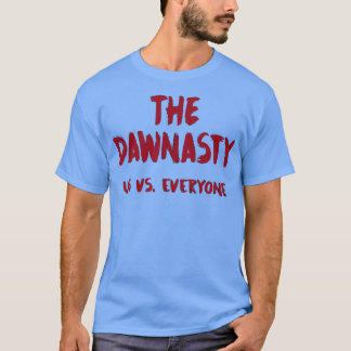 De Dawnasty vs iedereen granaat T-shirt