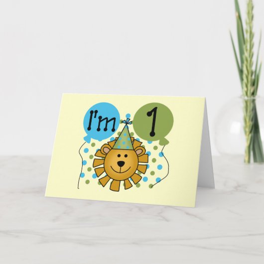 de de 1st T-shirts en Giften van de Verjaardag van Kaart (Voorkant)